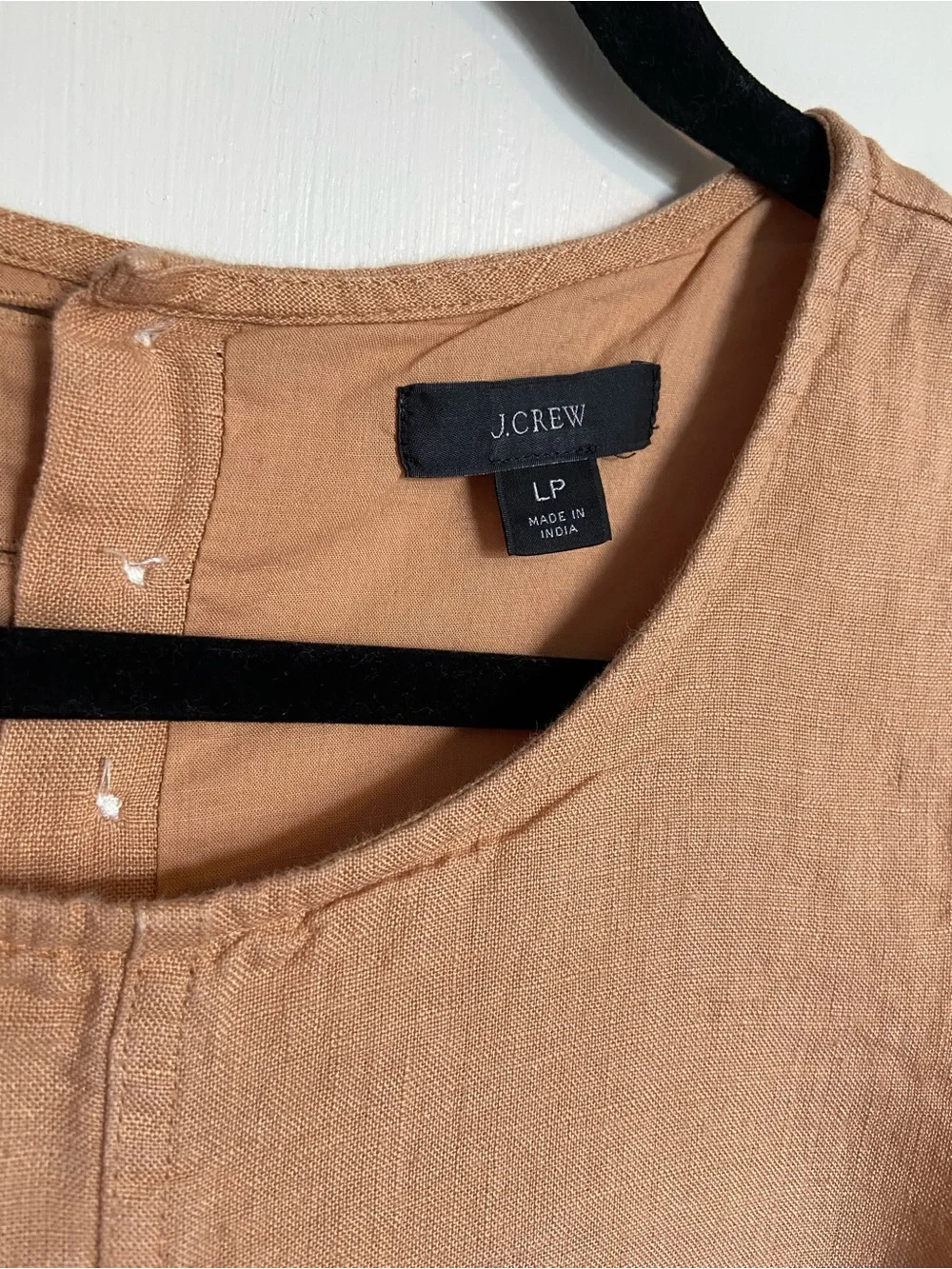 Vintage J. Crew Sleeveless Linen Shift Dress